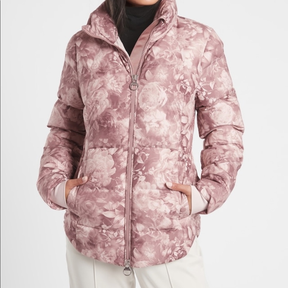 Downtown printed Athleta jacket